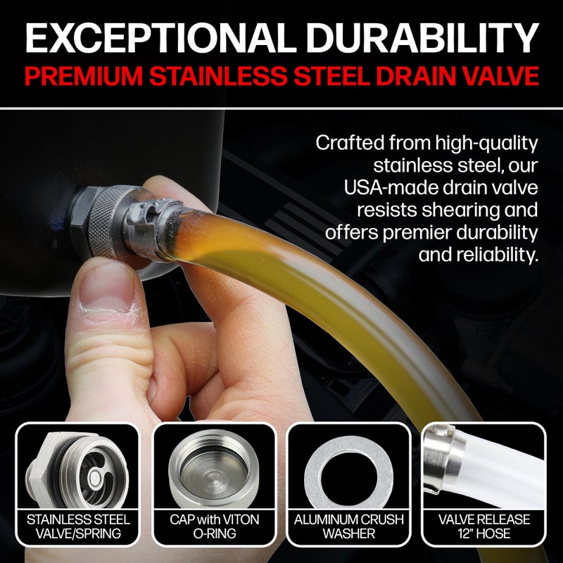 Votex - Made in USA - M14x1.5MM Quick Easy Valve No Mess Oil Drain Plug  Stainless Steel  for Acura  Audi  Chevrolet  Chrysler  Dodge  Fiat  Ford  Honda  Hyundai  Jeep  Kia + More - Image 5